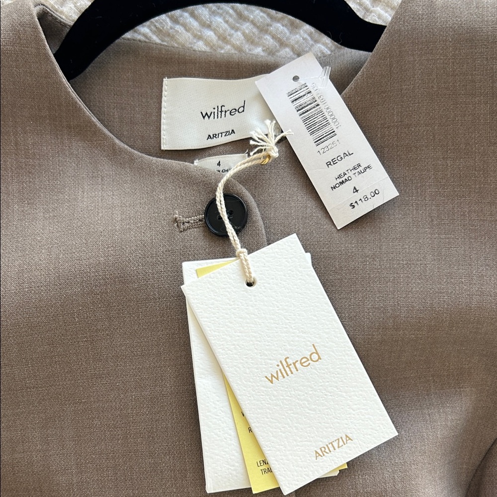 Aritzia brown Sleeveless Button-Up Vest - Picture 3 of 4